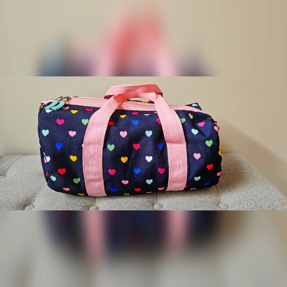 Pottery Barn JULIA duffle/gymnastic/sports hearts bag - Picture 6 of 11